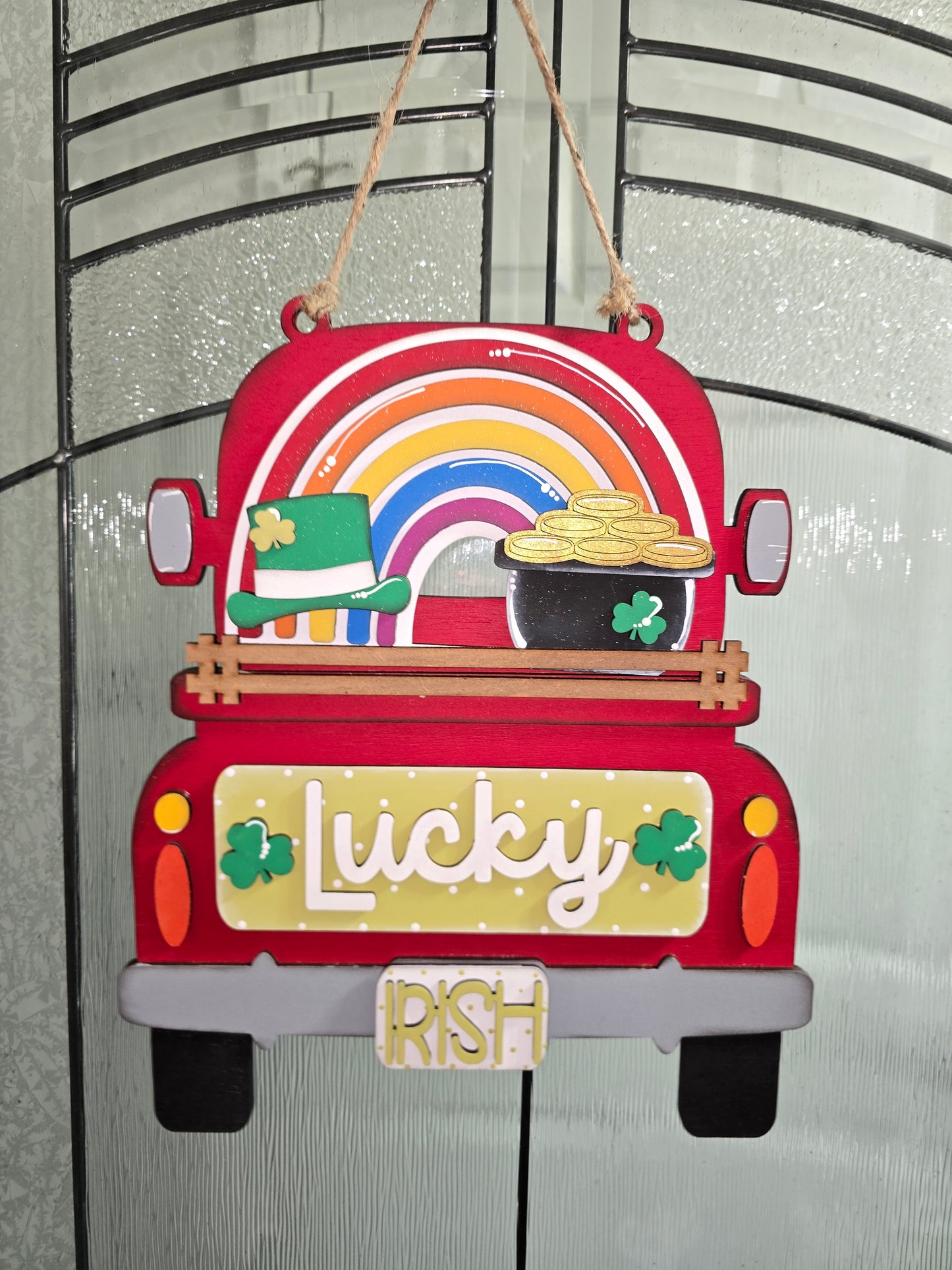 Lucky St. Patrick's day truck insert