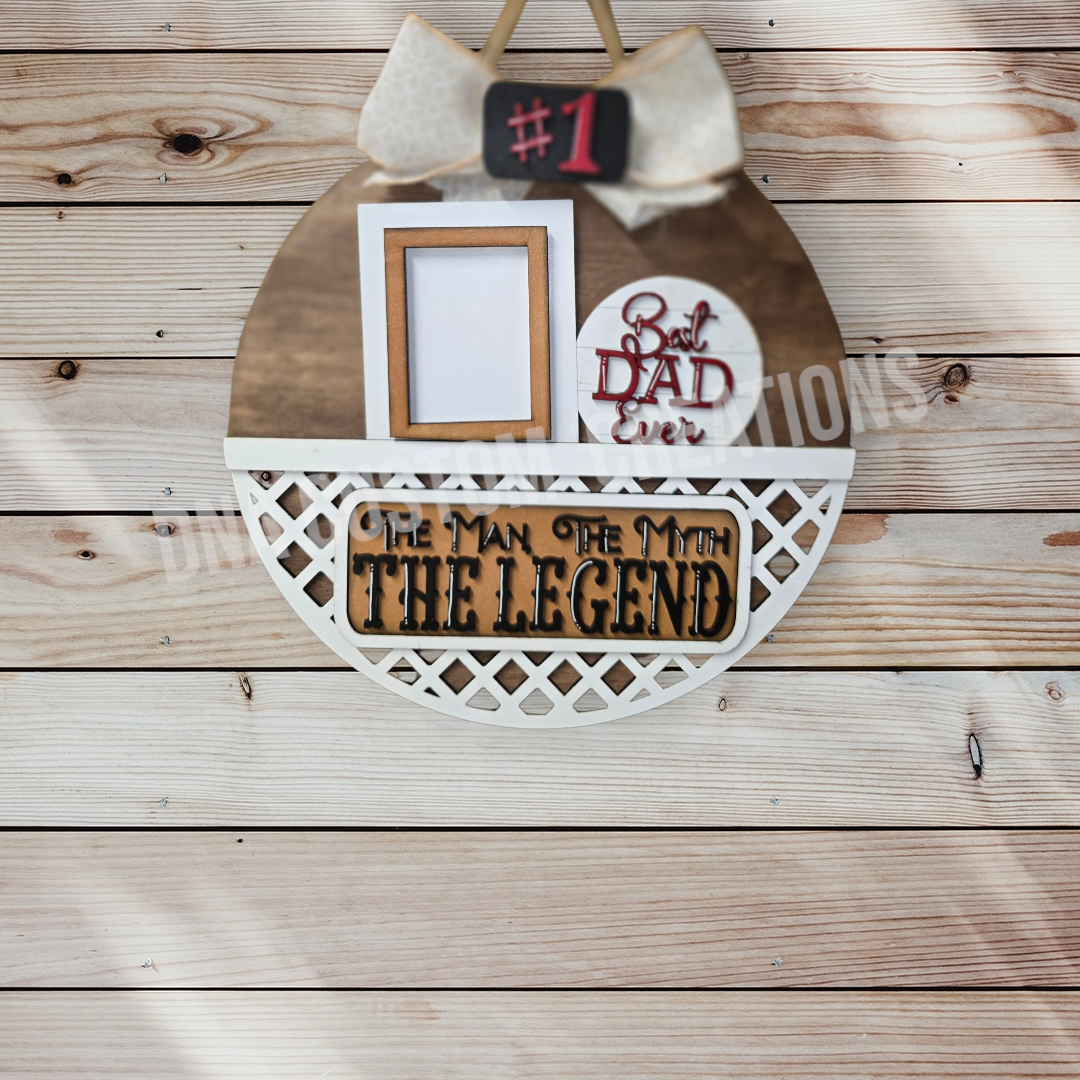 Fathers Day photo holder Insert only