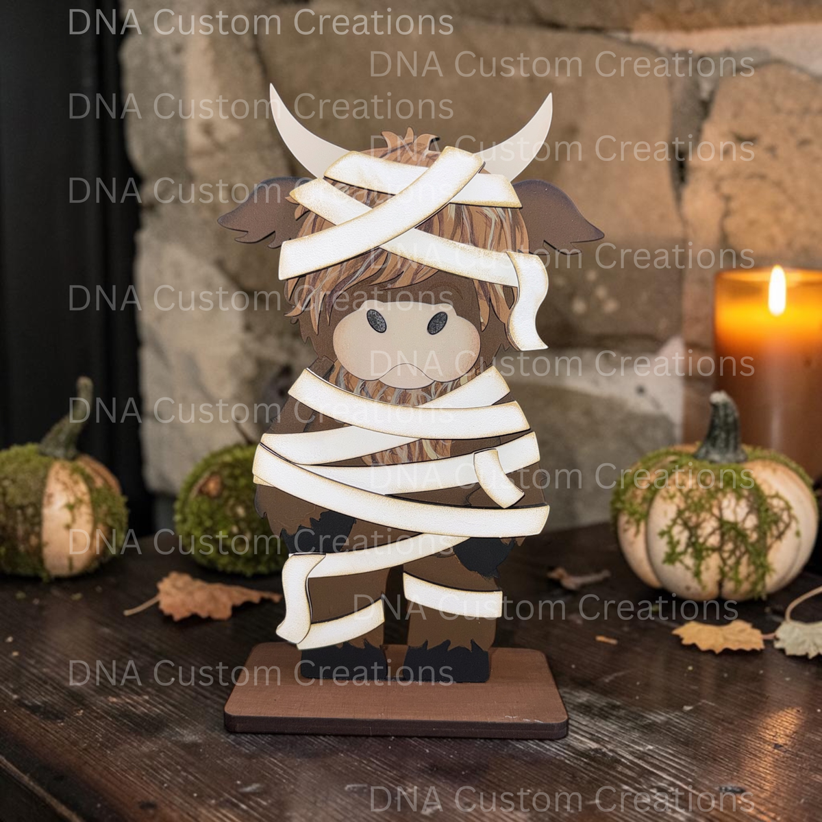 Halloween Mummy Cow