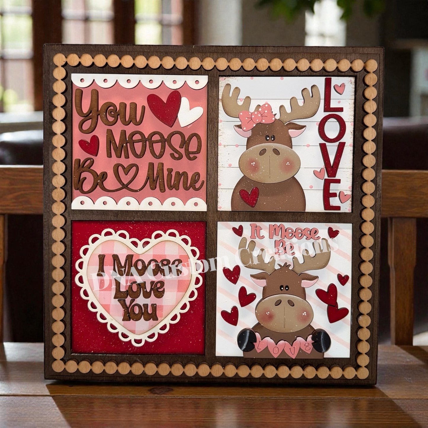 Moose Valentine’s Day interchangeable tiles