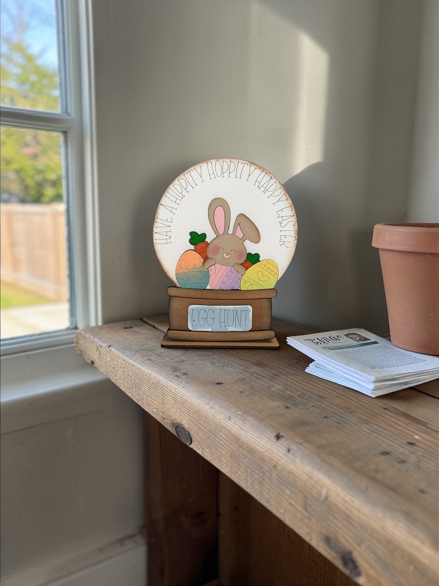 Hippity Hop Snow Globe add on