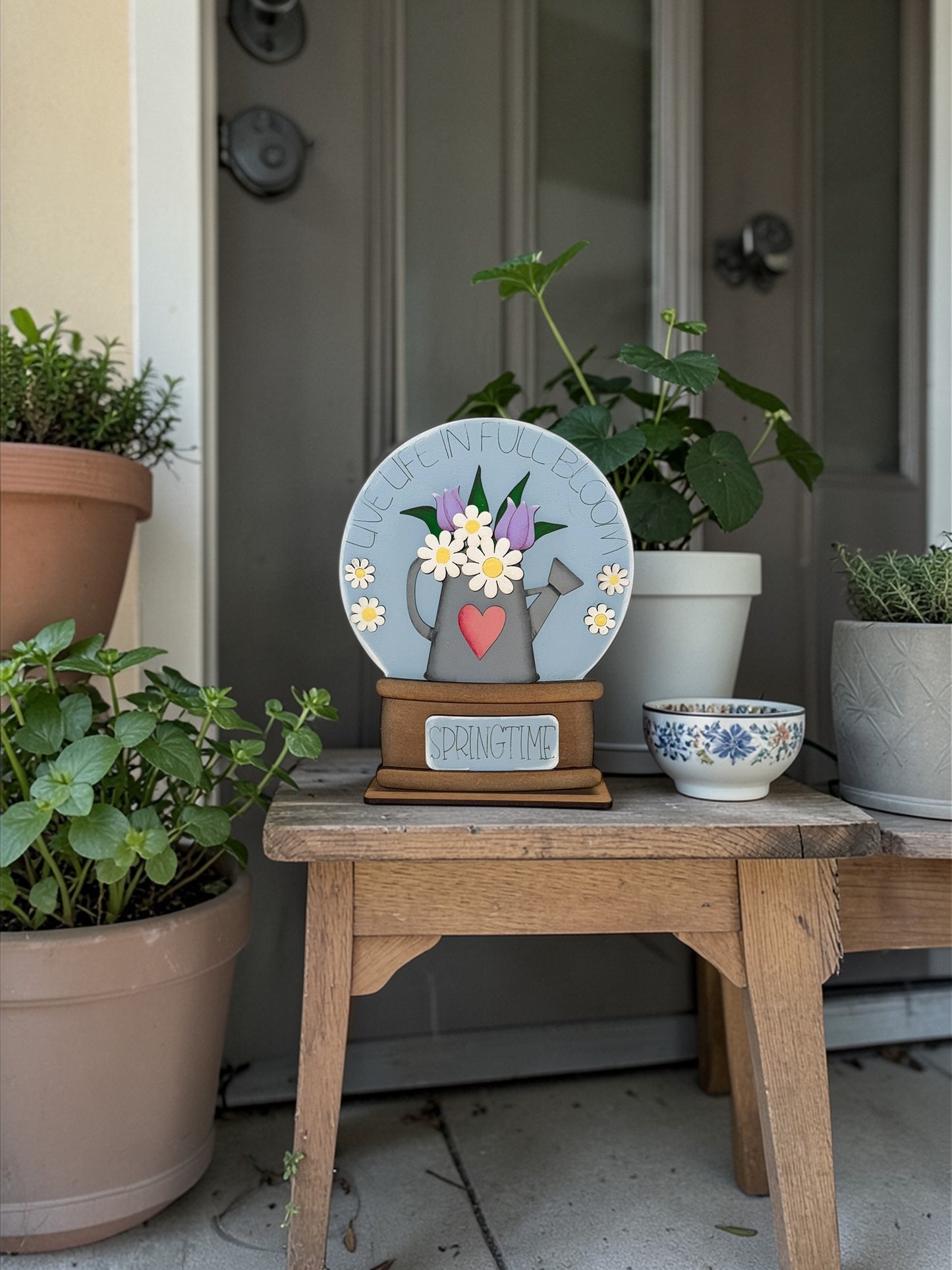 Full Bloom Snow Globe add on