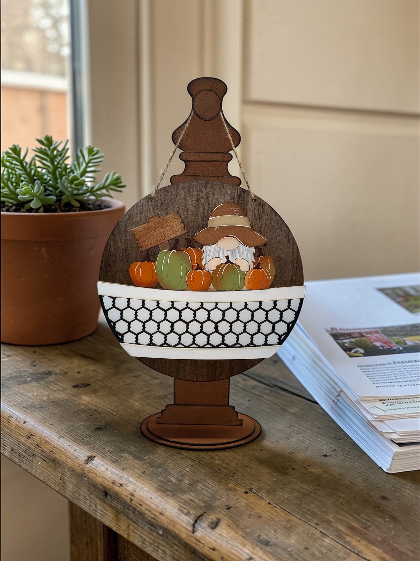 Fall Pumpkin Gnome