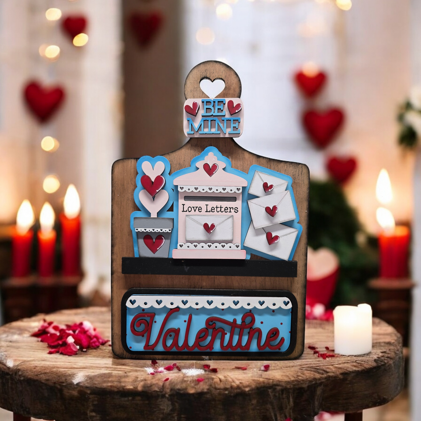 Valentines Day Love letters truck insert