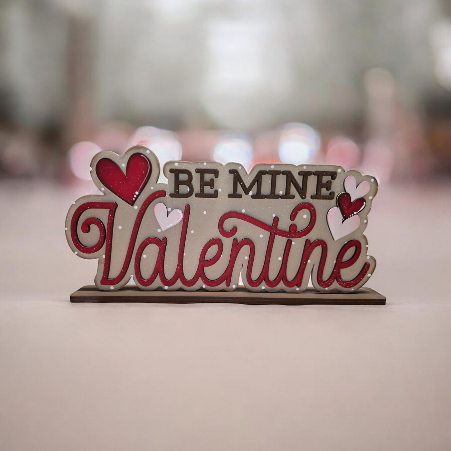 Valentines Day BE MINE shelf sitter