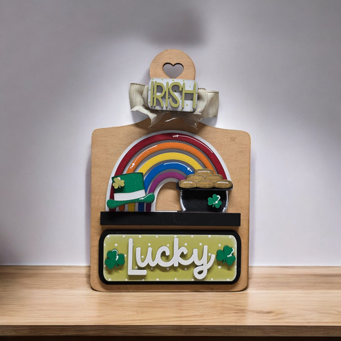 Lucky St. Patrick's day truck insert