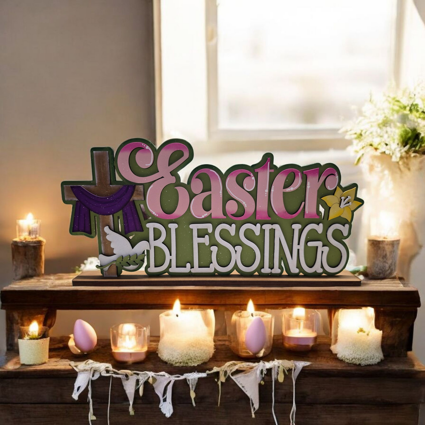 Easter Blessings Shelf Sitter