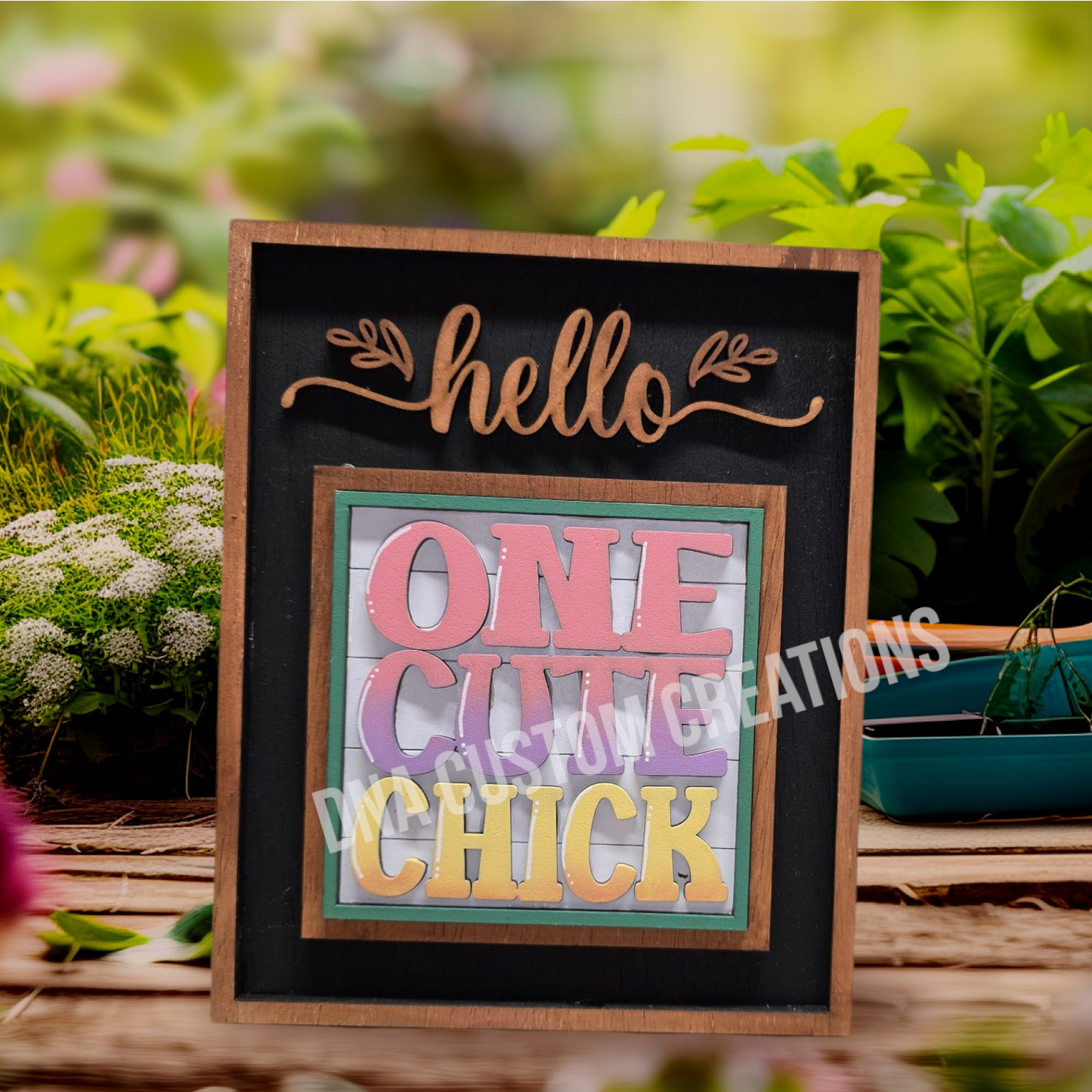 Easter chick full size tiles