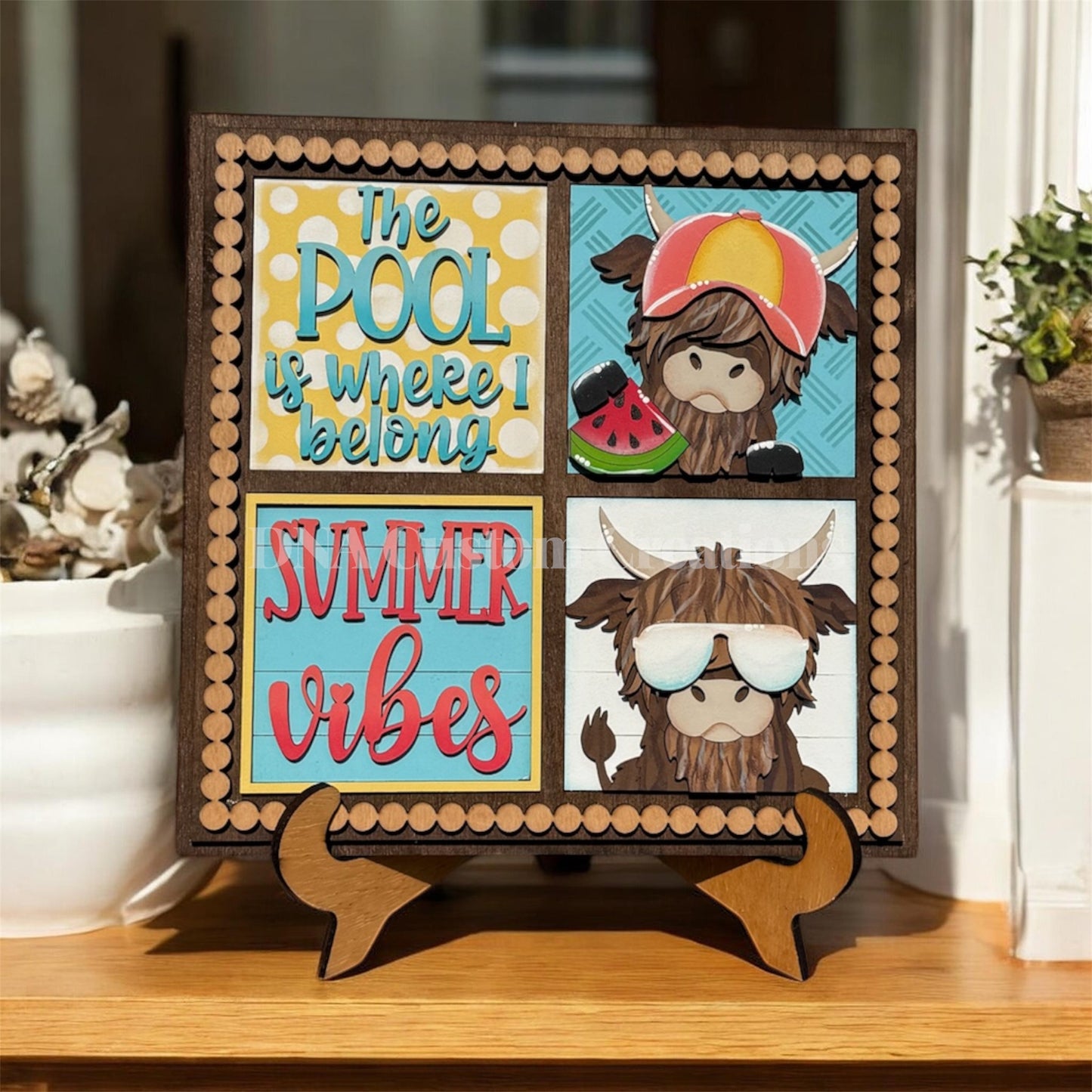 Summer cow fill size tiles