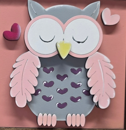 Owl Valentines Day Tiles