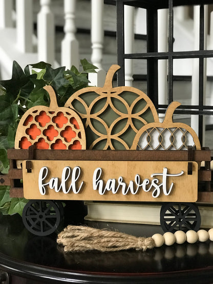 Fall harvest Tiered Tray/Shelf Sitter