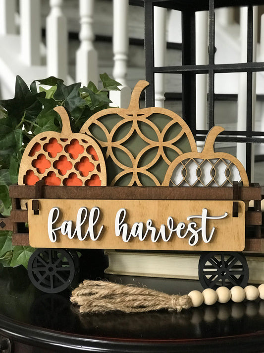 Fall harvest Tiered Tray/Shelf Sitter