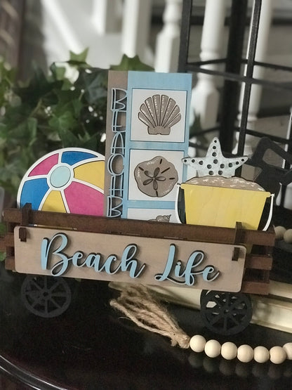 Summer Shelf Sitter/Tiered Tray decor