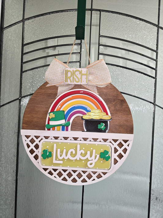 Lucky St. Patrick's day truck insert