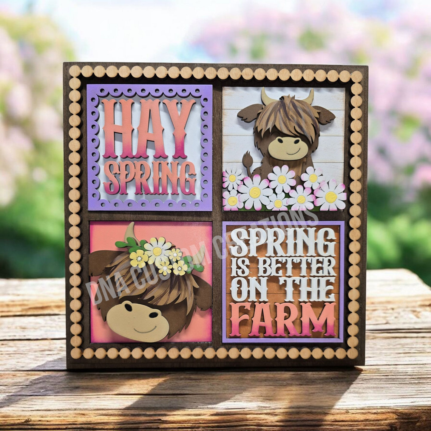 Fluffy Cow spring tiles