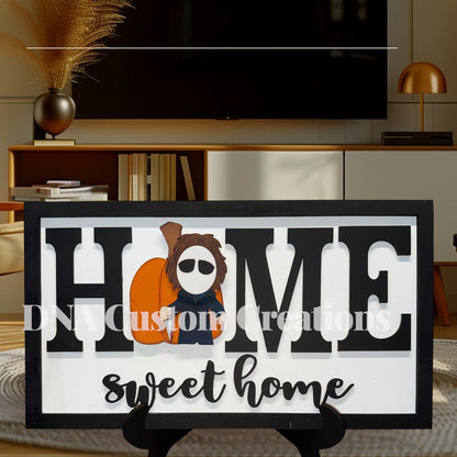 Halloween Interchangeable Home Sweet Home sign
