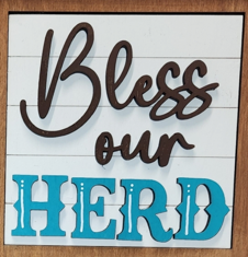 Bless our Herd full size tile