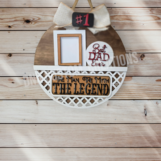 Fathers Day photo holder Insert only