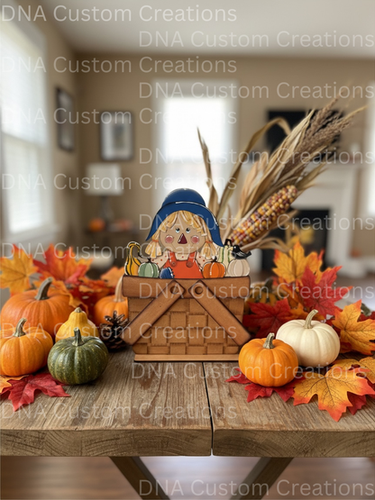 Girl Scarecrow Insert