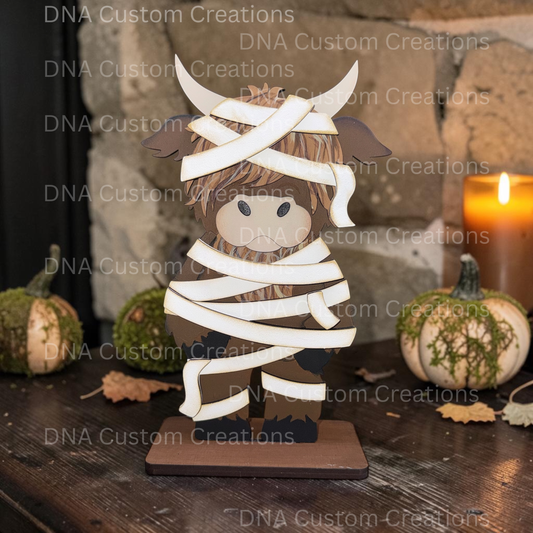 Halloween Mummy Cow