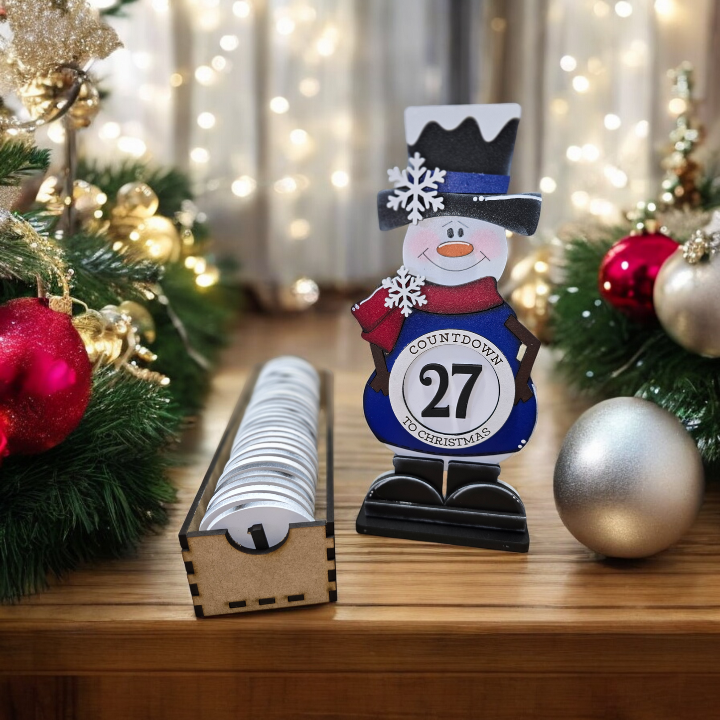 Countdown to Christmas snowman