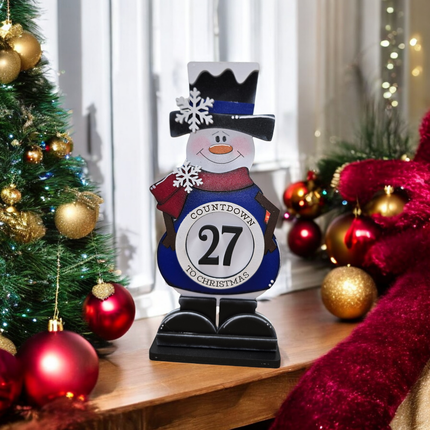 Countdown to Christmas snowman