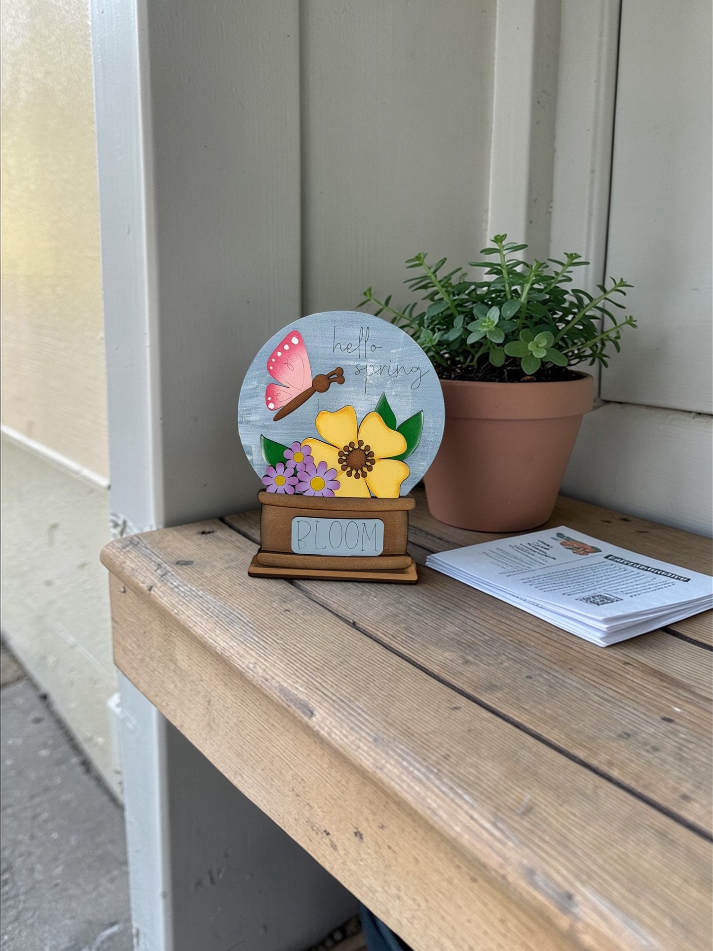 Spring Snow Globe add on