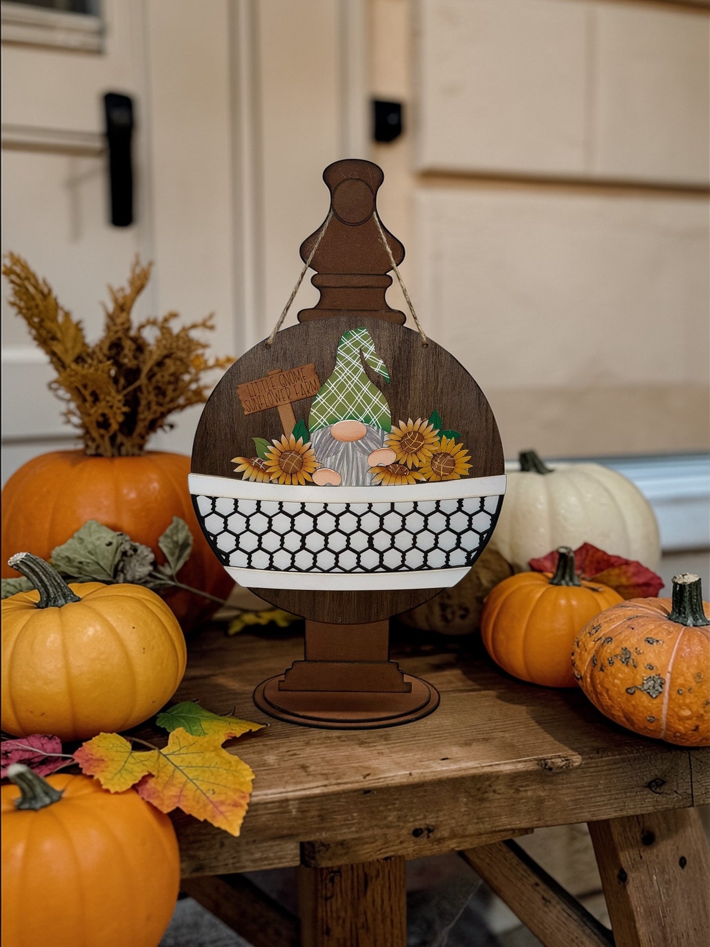 Fall Sunflower Gnome