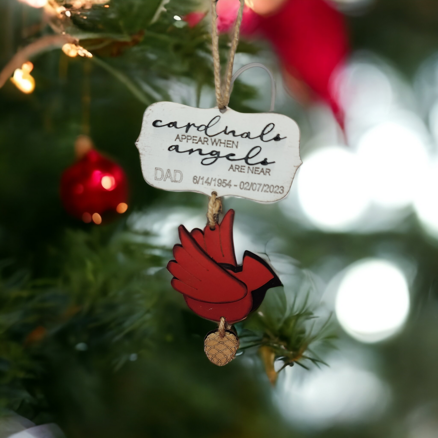 Cardinal Personalized Ornament