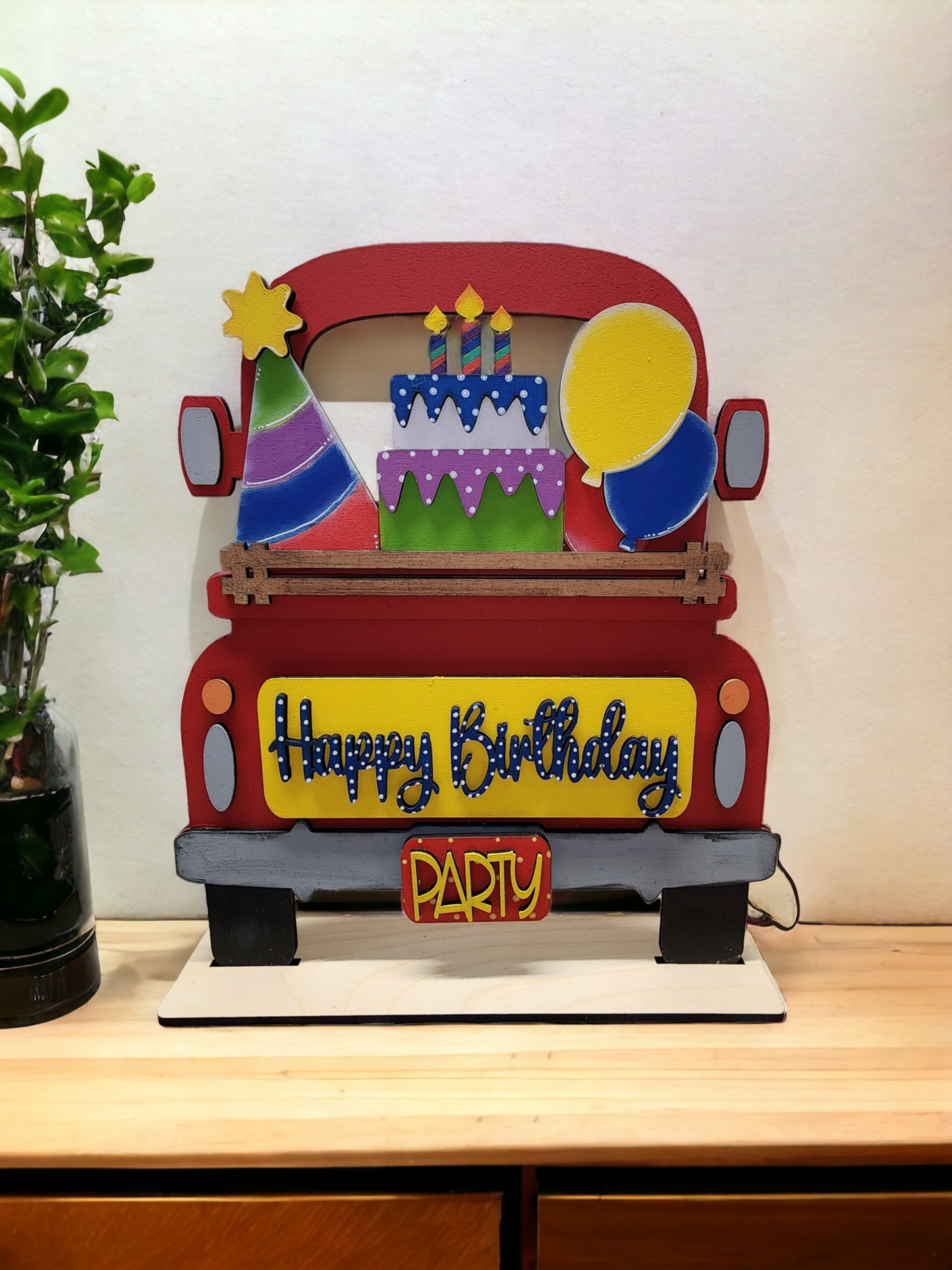 Birthday Truck Insert