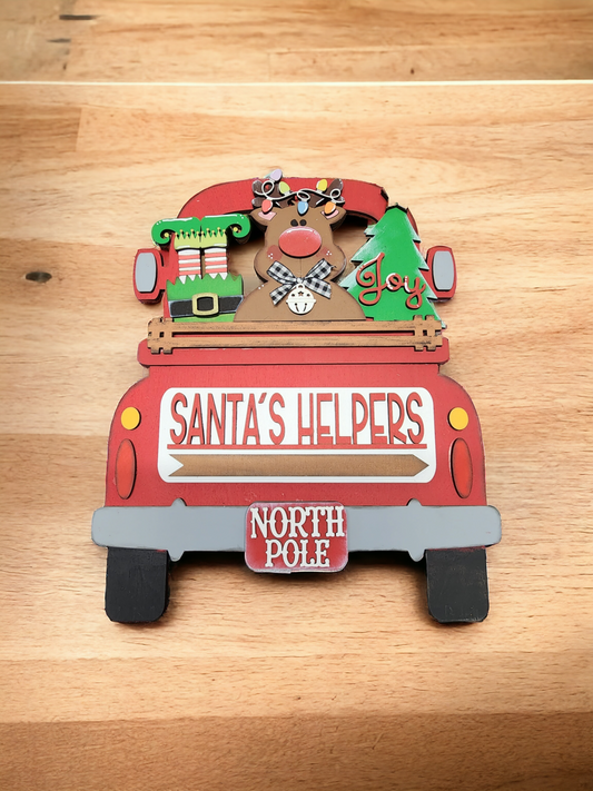 Santas Helper truck insert