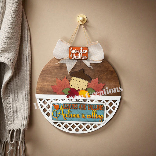 Autumn Leaves truck insert