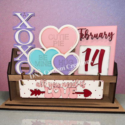 Valentines Day Conversation Heart Insert
