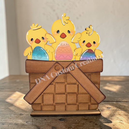 Easter chicks insert