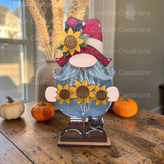 Sunflower Gnome Shelf Sitter