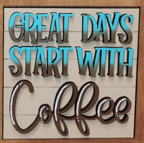 Great days coffee full size tile